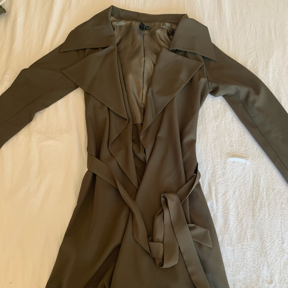 Olive Green Trench Coat